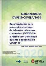 imagem da notícia Nota técnica 05 DVPSIS/COVISA/2020